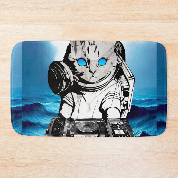 Item preview, DJ Cat on the Stirmish Sea Fine Art designed and sold by Ascooepics.