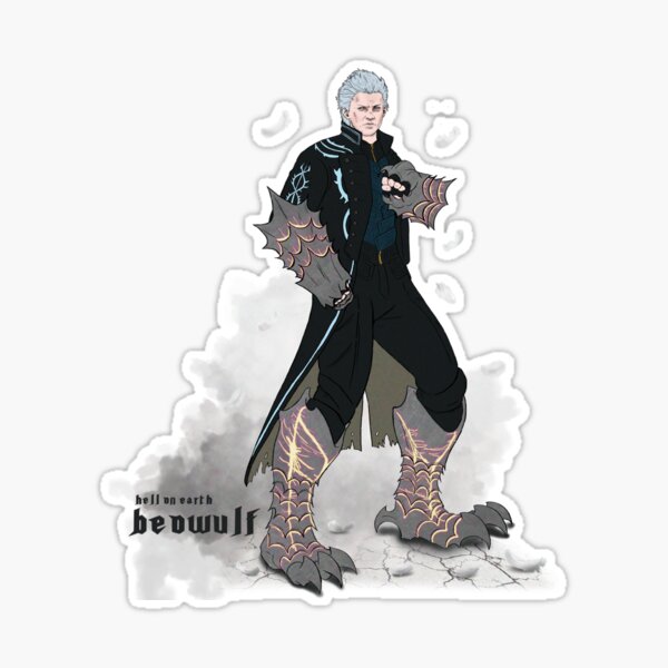 Vergil - DMC Sticker for Sale by SchellStation