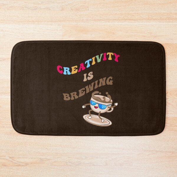 Item preview, Coffee Lover Creativity Is Brewing Funny Quote designed and sold by Cute & Sassy Custom Gifting Boutiques.