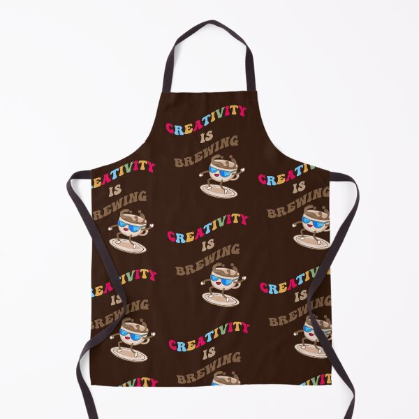 Item preview, Coffee Lover Creativity Is Brewing Funny Quote designed and sold by tamdevo1.