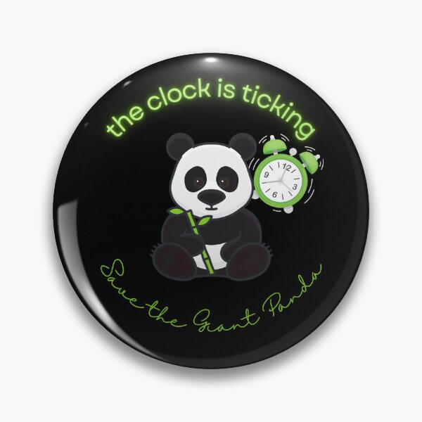 Item preview, Save The Panda The Clock is Ticking Graphic T-shirt designed and sold by MagicWolfStar.