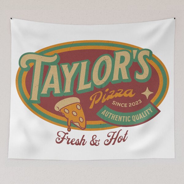 Item preview, Taylor's Pizza Delivery Fresh & Hot designed and sold by DreamSwiftly.
