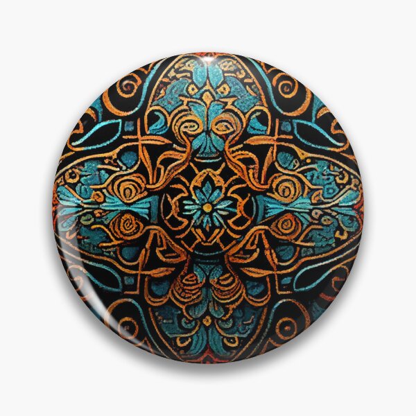 Item preview, Ancient Eclectic Pattern Digital Painting designed and sold by CodeAndColors.