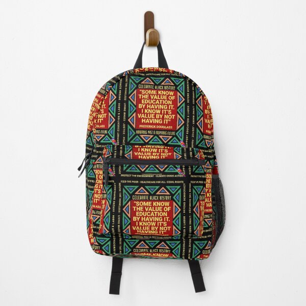 Item preview, PMD00240 Progressive Movement Designs Black History Month Frederick Douglass education quote honors African Americans with goals for progressives designed and sold by ProgressiveLeft.
