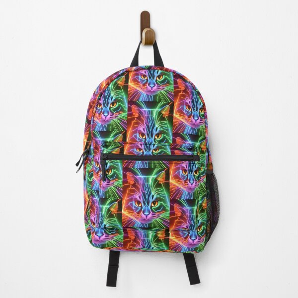 Item preview, Neon Cat - Modern Digital Art designed and sold by Ai-michiart.