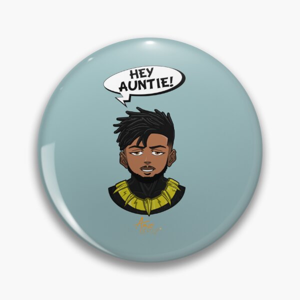 Item preview, eric killmonger hey auntie designed and sold by Gracielalim.