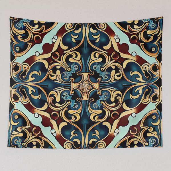 Item preview, Enchanted European Pattern Digital Painting designed and sold by CodeAndColors.
