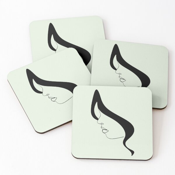 Item preview, Woman abstract face, one line drawing.  Portret female. Vector illustration designed and sold by AllaLineArt.