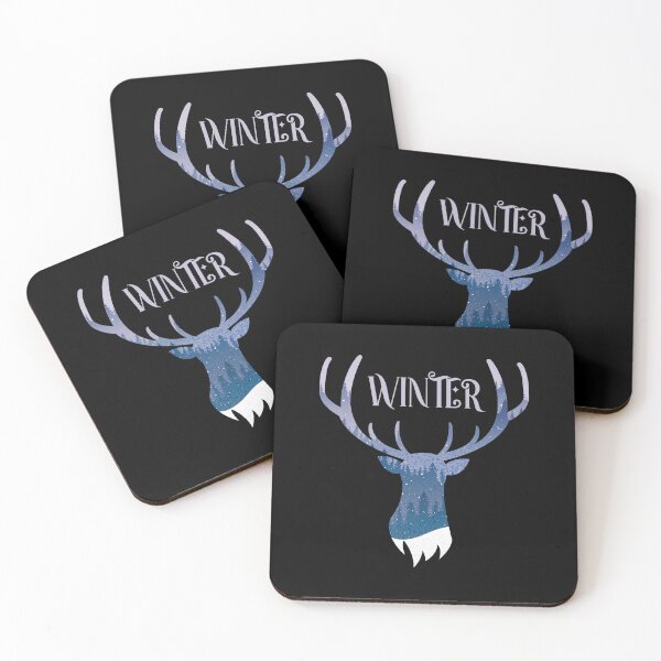 Item preview, Winter Stag Silhouette designed and sold by CreativNode.