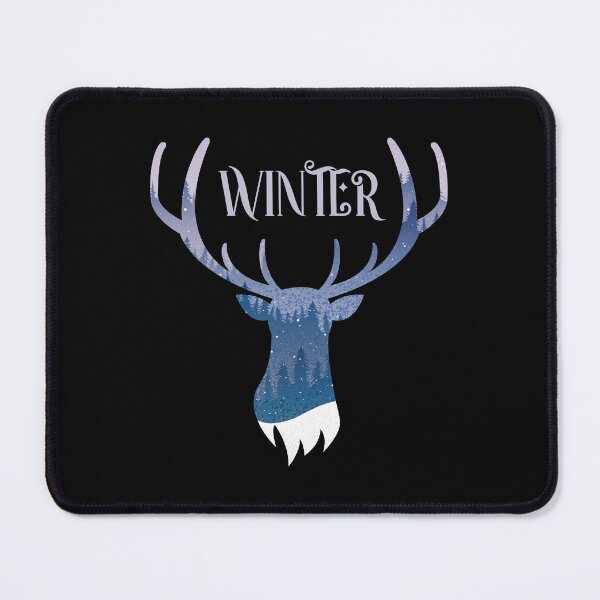 Item preview, Winter Stag Silhouette designed and sold by CreativNode.