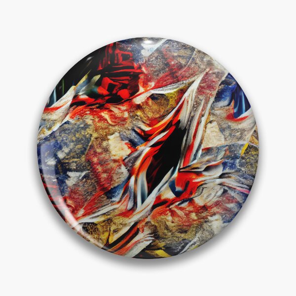 Item preview, Semi Abstract Dramatic Rough Coarse Extreme Pattern Digital Painting designed and sold by CodeAndColors.
