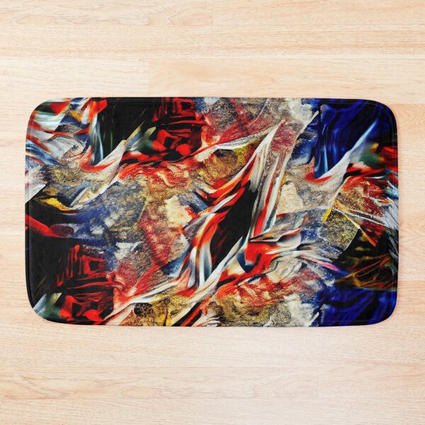 Item preview, Semi Abstract Dramatic Rough Coarse Extreme Pattern Digital Painting designed and sold by CodeAndColors.