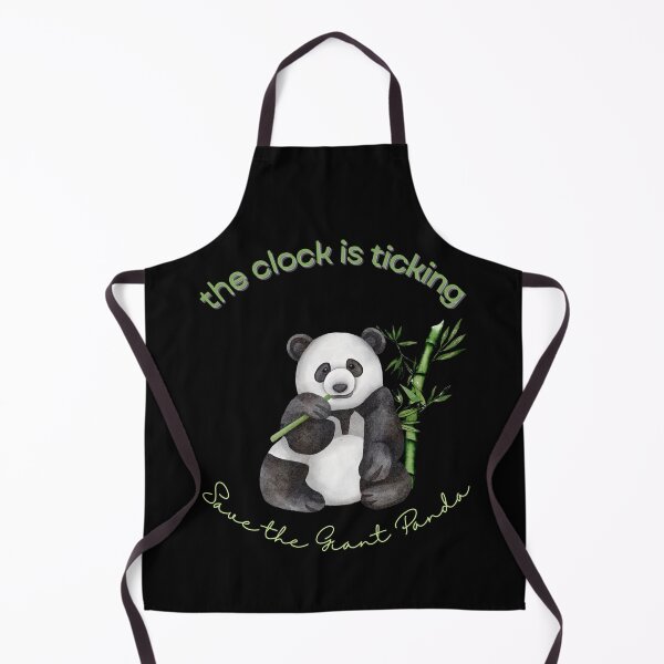 Item preview, Save The Panda The Clock is Ticking Shower Curtain designed and sold by MagicWolfStar.