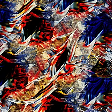 Vorschaubild zum Design Semi Abstract Dramatic Rough Coarse Extreme Pattern Digital Painting von CodeAndColors