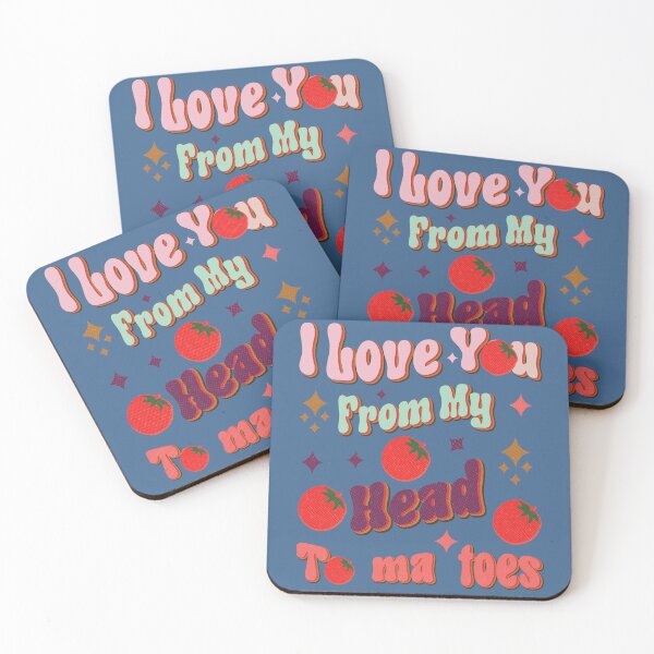 Item preview, I Love You From My Head Tomatoes (To My Toes)  - Funny Valentine's Day Design designed and sold by DerekJSmith.