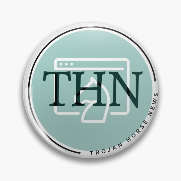 Item preview, Trojan horse News Logo designed and sold by TrojanHorseNews.