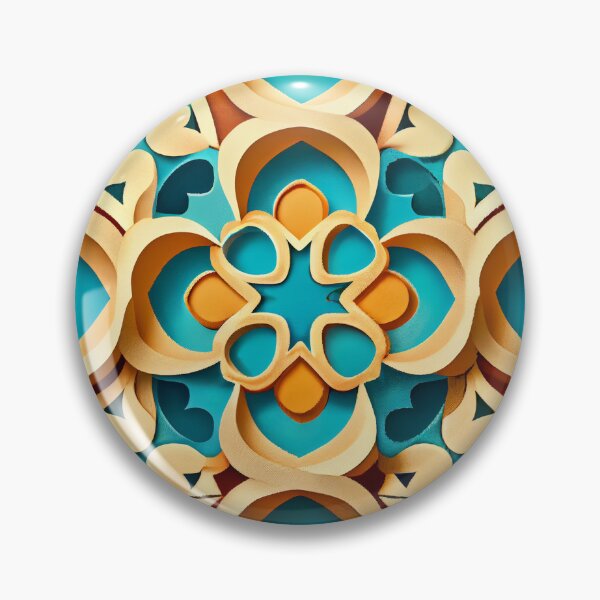 Artikelvorschau, Soft Moroccan Pattern Digital Painting entworfen und verkauft von CodeAndColors.