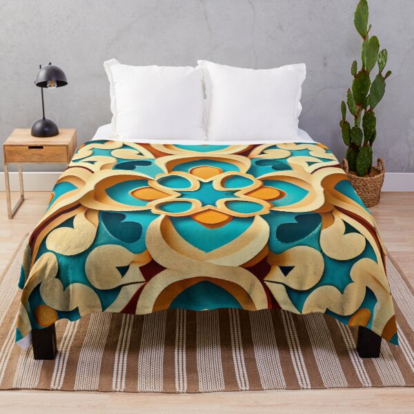 Item preview, Soft Moroccan Pattern Digital Painting designed and sold by CodeAndColors.