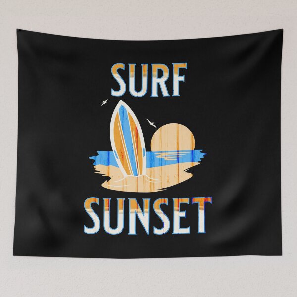 Item preview, Retro Surf Sunset - Surfing designed and sold by ALesterDesign.