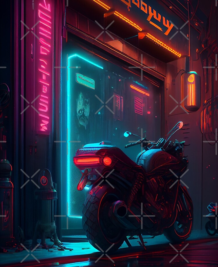 assassins , AI art, cyberpunk, city, neon, alleyway, city lights