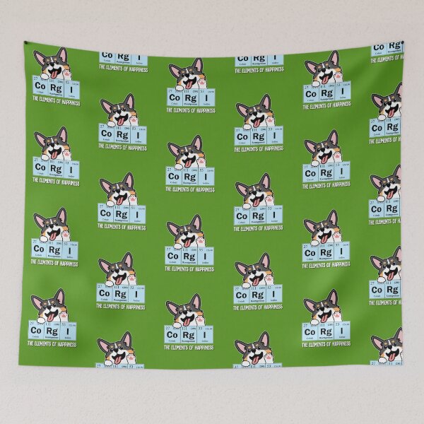 Item preview, Kawaii Black Tricolor Corgi designed and sold by ouchmypancreas.