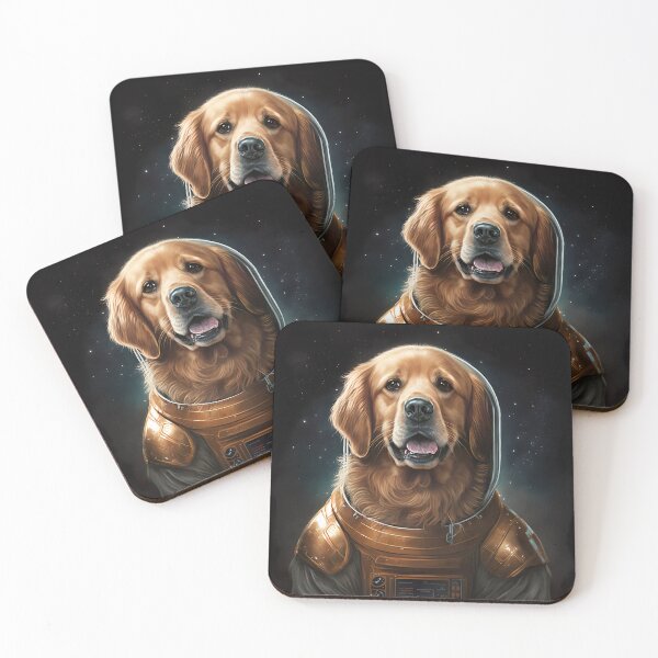 Item preview, Golden Retriever Astronaut Suit The Force designed and sold by unrealartwork.