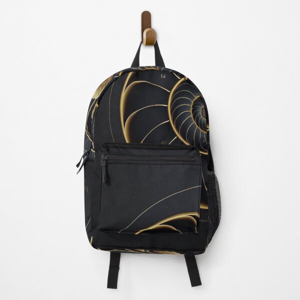 Item preview, Fibonacci Golden Ratio in Elegant and Exclusive Golden and Black Design designed and sold by RAGANADesign.