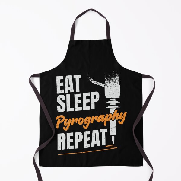 Item preview, Eat Sleep Pyrography Repeat Pyrographer Gift designed and sold by Marcid95.
