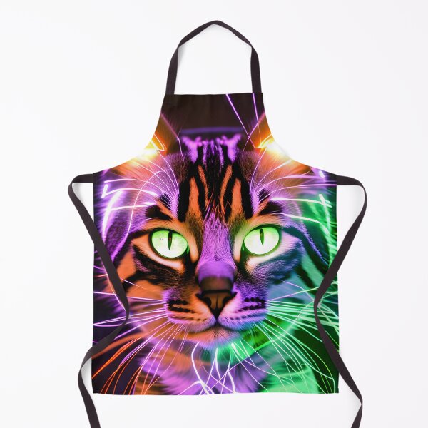 Item preview, Neon Cat - Modern Digital Art designed and sold by Ai-michiart.