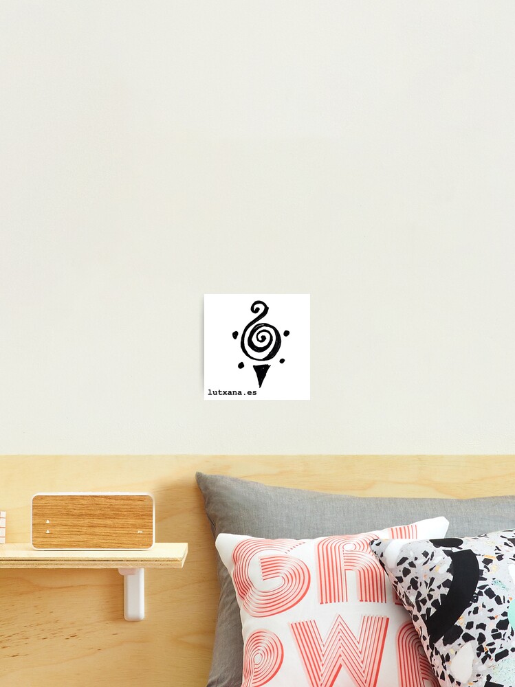 Imagen 2 de 3, Lámina fotográfica con la obra ESPIRAL LUTXANA, diseñada y vendida por lutxana.