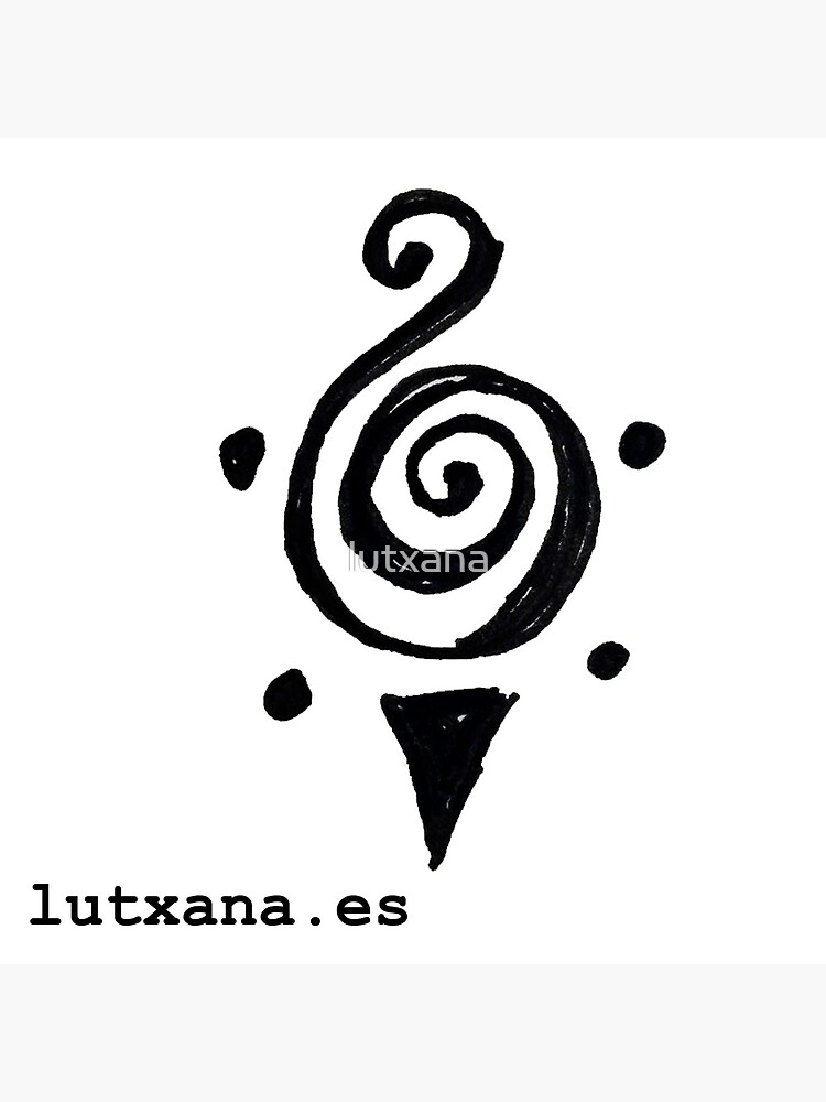 Imagen 3 de 3, Póster con la obra ESPIRAL LUTXANA, diseñada y vendida por lutxana.