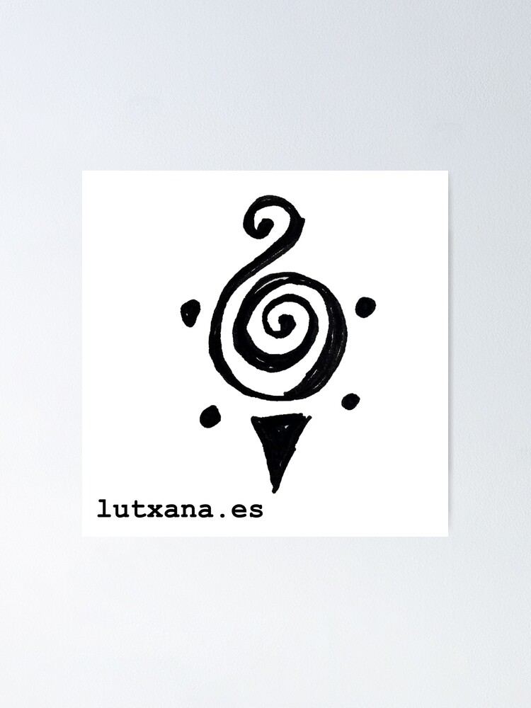 Imagen 1 de 3, Póster con la obra ESPIRAL LUTXANA, diseñada y vendida por lutxana.