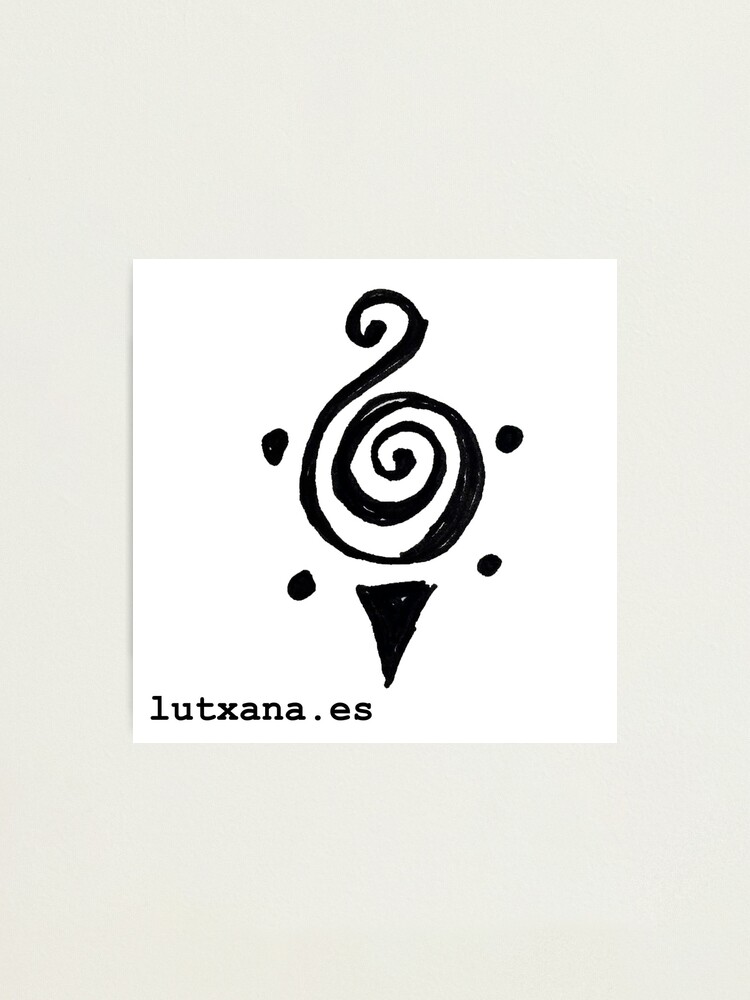 Imagen 1 de 3, Lámina fotográfica con la obra ESPIRAL LUTXANA, diseñada y vendida por lutxana.