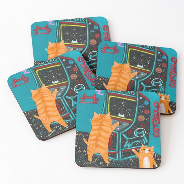 Item preview, Arcade Kitties designed and sold by KilkennyCat Art.