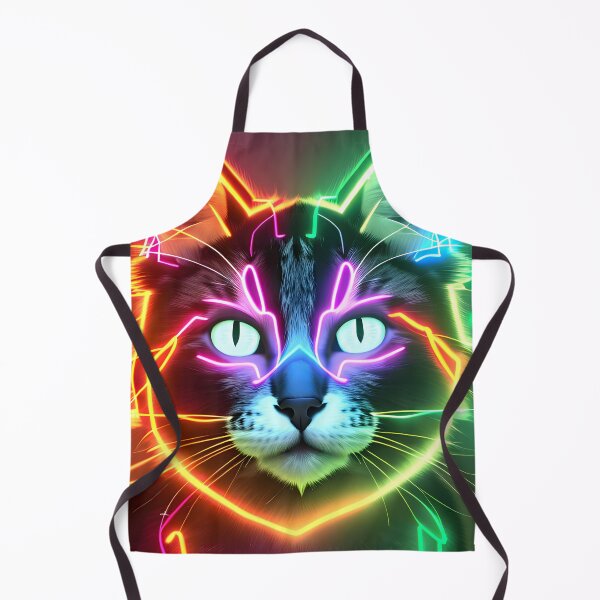 Item preview, Neon Cat - Modern Digital Art designed and sold by Ai-michiart.