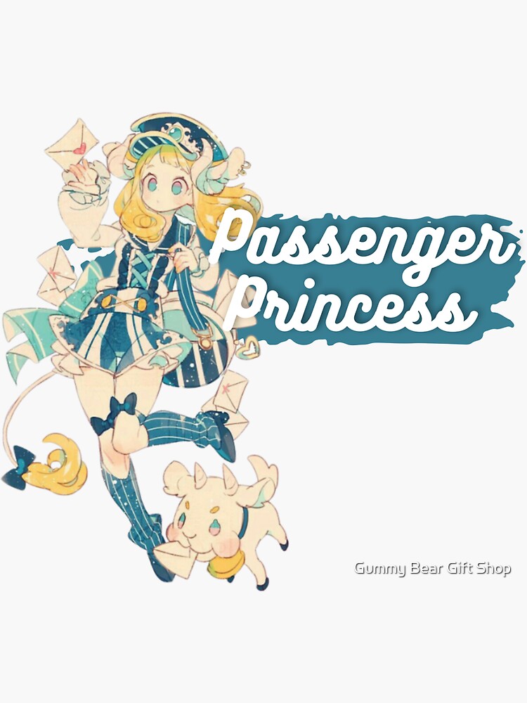 Passenger Princess Funny Design For Girlfriend and Boyfriend - Passenger  Princess - Sticker