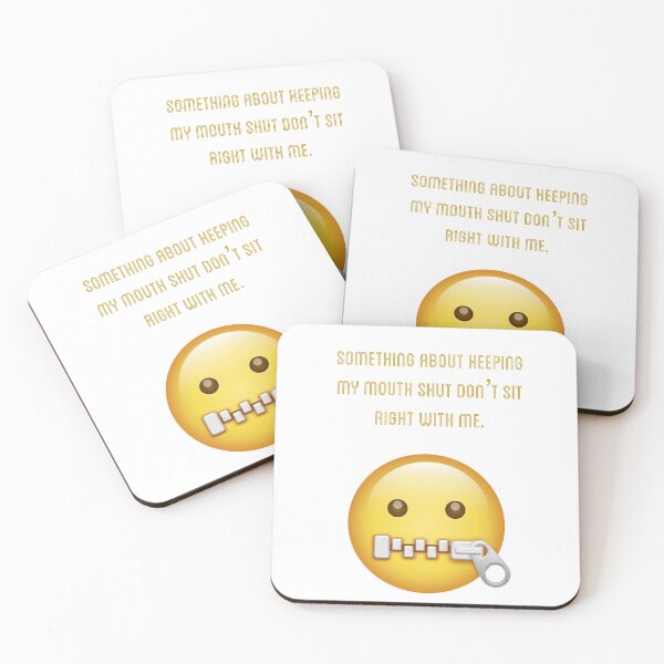 Item preview, Something about keeping my mouth shut don’t sit right to me.  designed and sold by Kidzx6.
