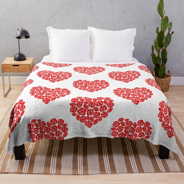 Item preview, Heart Rosesss Print designed and sold by MiuArtStore.