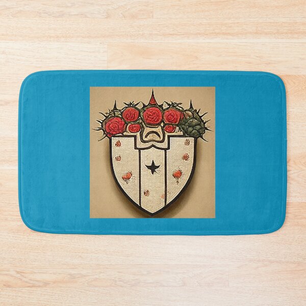 Artikelvorschau, Isological Ein mittelalterliches Familienwappen mit dornigen Rosen umgebend entworfen und verkauft von MiuArtStore.