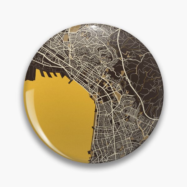Item preview, Thessaloniki City Map of Greece - Pastel designed and sold by deMAP.