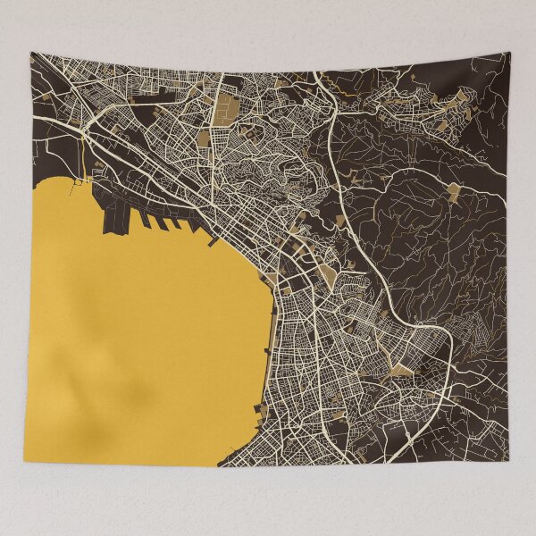 Item preview, Thessaloniki City Map of Greece - Pastel designed and sold by deMAP.