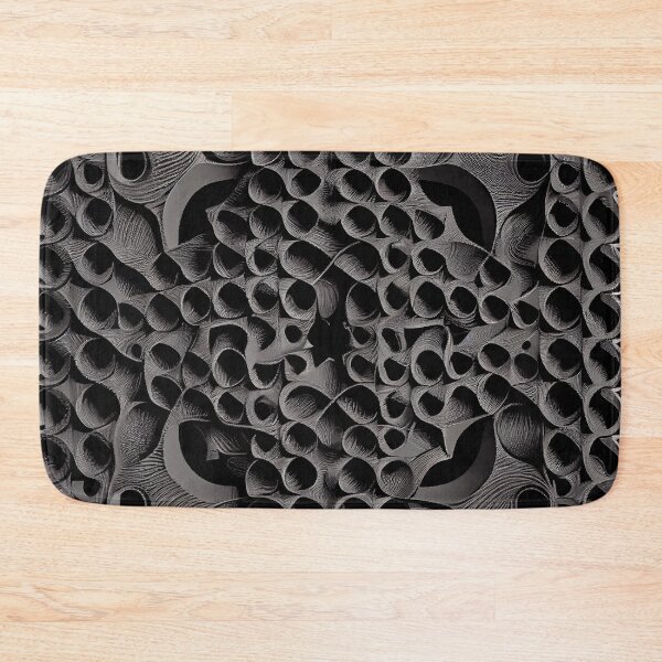 Item preview, Coarse Black Complex Dynamic Latin Pattern Digital Painting designed and sold by CodeAndColors.