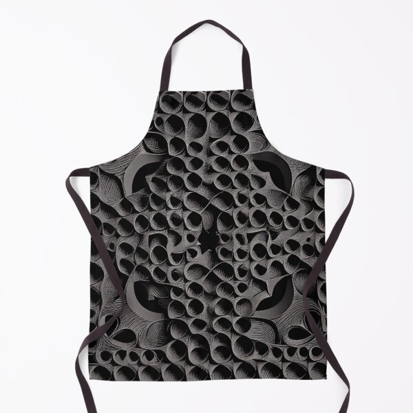 Item preview, Coarse Black Complex Dynamic Latin Pattern Digital Painting designed and sold by CodeAndColors.