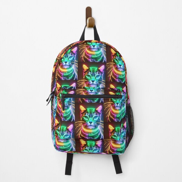 Item preview, Neon Cat - Modern Digital Art designed and sold by Ai-michiart.
