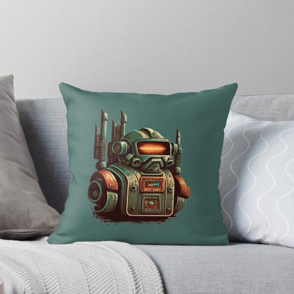 Aperçu de l'œuvre Création de logo de jouet de robot de science-fiction rétro pour les enfants créée et vendue par ArcadeVault.