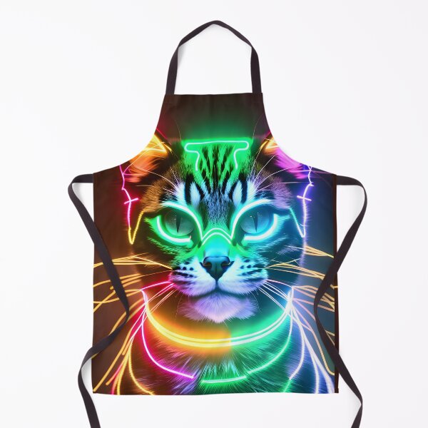 Item preview, Neon Cat - Modern Digital Art designed and sold by Ai-michiart.