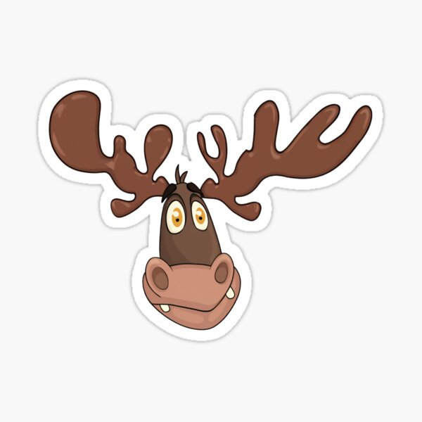 Item preview, Wacky Cartoon Moose designed and sold by YegMark.