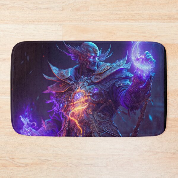 Item preview, Mage - Fantasy Battlemage Casting Elemental Spell, Very High Resolution - Original Artwork designed and sold by CloudofKnowing.
