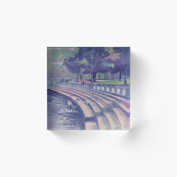 The River Gardens Acrylic Block