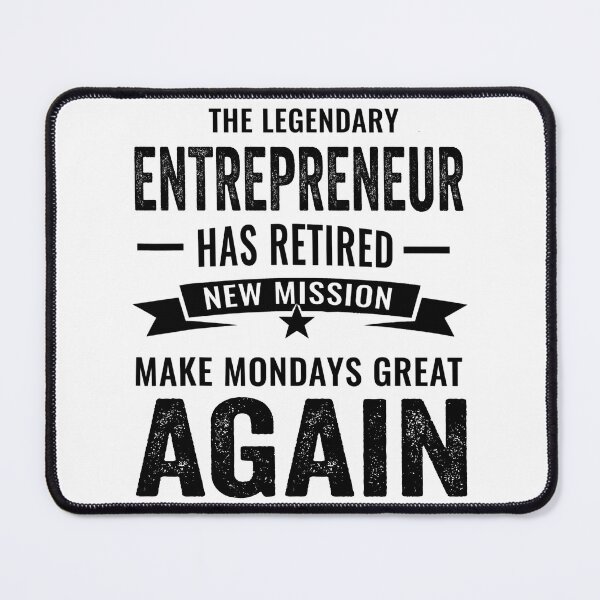 Item preview, entrepreneur Retirement Shirt, A Legendary entrepreneur Has Retired designed and sold by Dogs Geeky⭐⭐⭐⭐⭐.